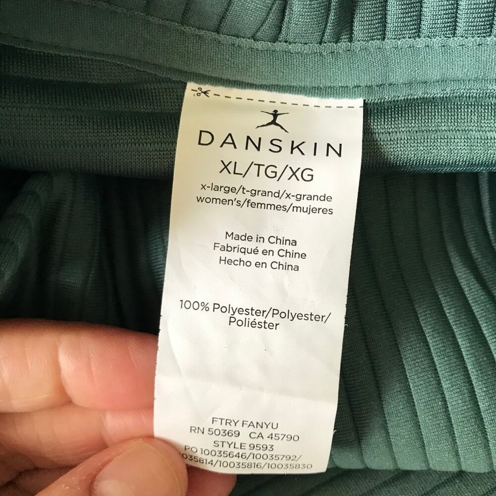 Danskin Ridge Cowl Pullover‎ Sweatshirt XL Ribbed Oversized Boxy Comfy Lounge - Picture 7 of 11